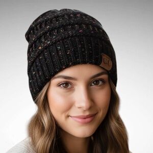 🖤 Black Multicolor Beanie